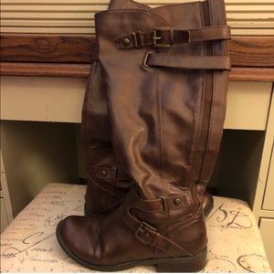 Guess wide calf riding boots